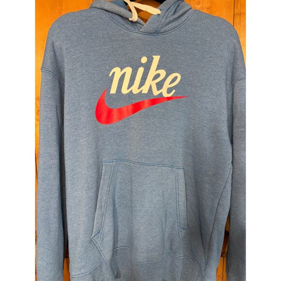 Nike Blue Sweatshirt Men’s Medium Excellent Condition - Picture 4 of 6